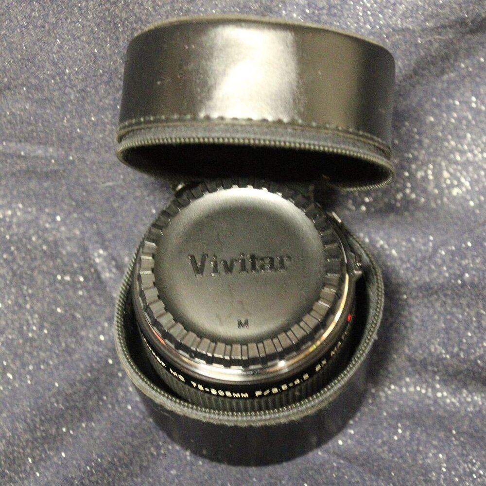 Vivitar MC 75-205mm f/3.5~4.5 2x matched multiplier/teleconverter lens